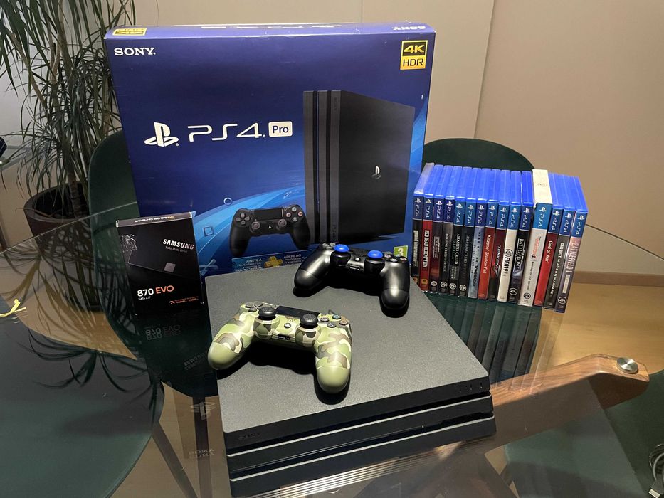 PlayStation 4 Pro Completa + 15 jogos