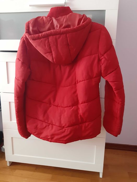 Casaco impermeável pimkie | quispo | kispo | sobretudo |capuz vermelho