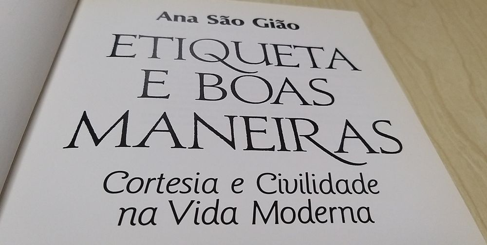 Etiqueta e Boas Maneiras.