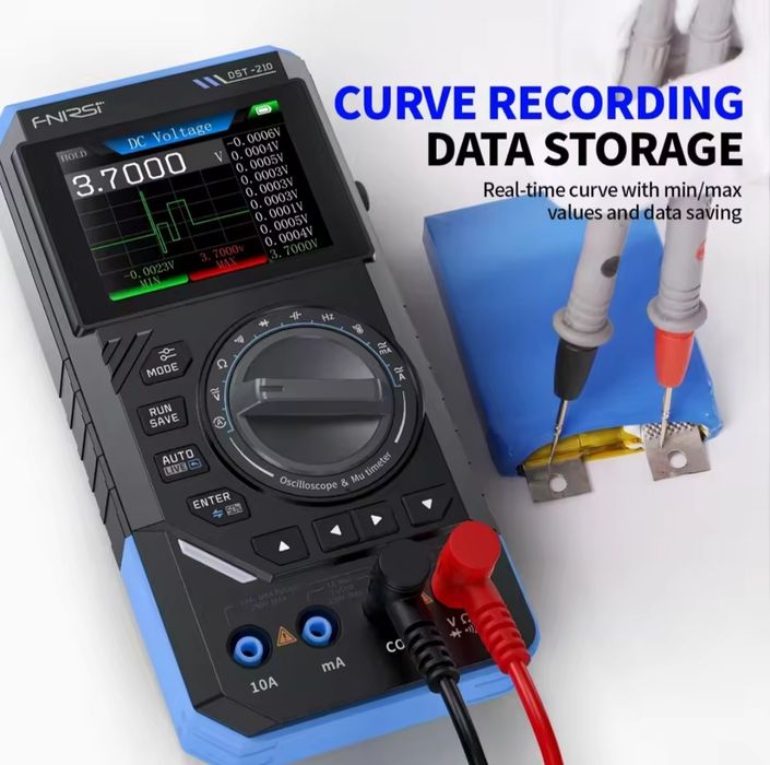 Осцилограф-мультиметр 3-в-1 Fnirsi DST-210