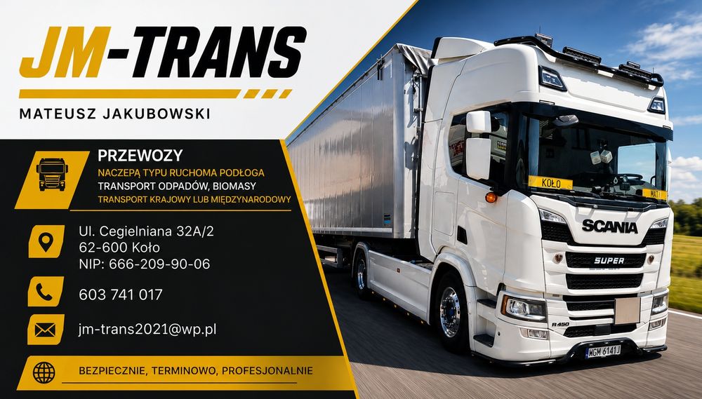 Transport ruchoma podłoga.  Krajowy lub międzynarodowy