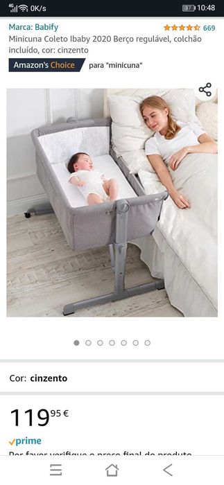 Berço (I-Baby) impecável