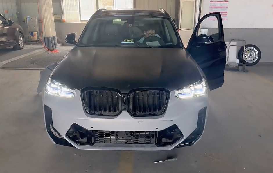 Рестайлинг X4M F98 2022+ для BMW X4 G02 (2017-2021) Обвес фары