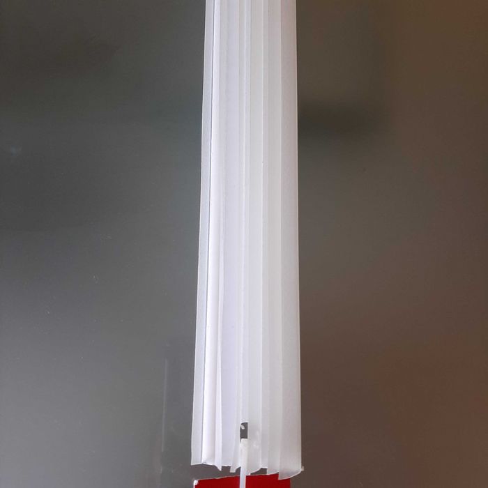 NOVO Vedante para porta STOP PVC 1 MT Branco