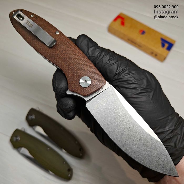 Petrified Fish PFB01 Terra сталь D2 (оригінал) складний карманний ніж