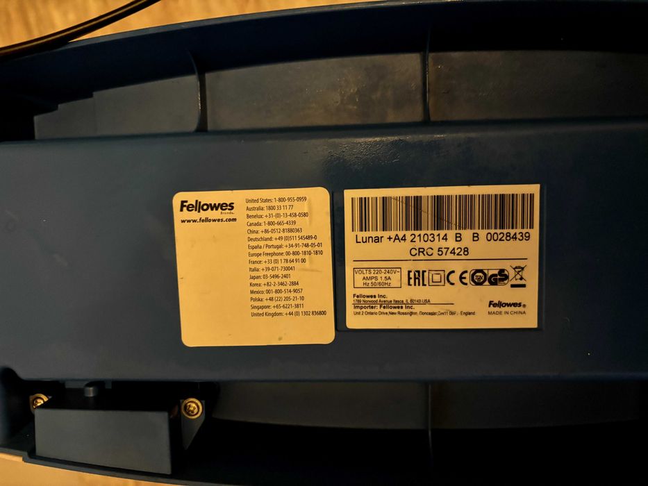 Fellowes Plastificadora Lunar+ A4,