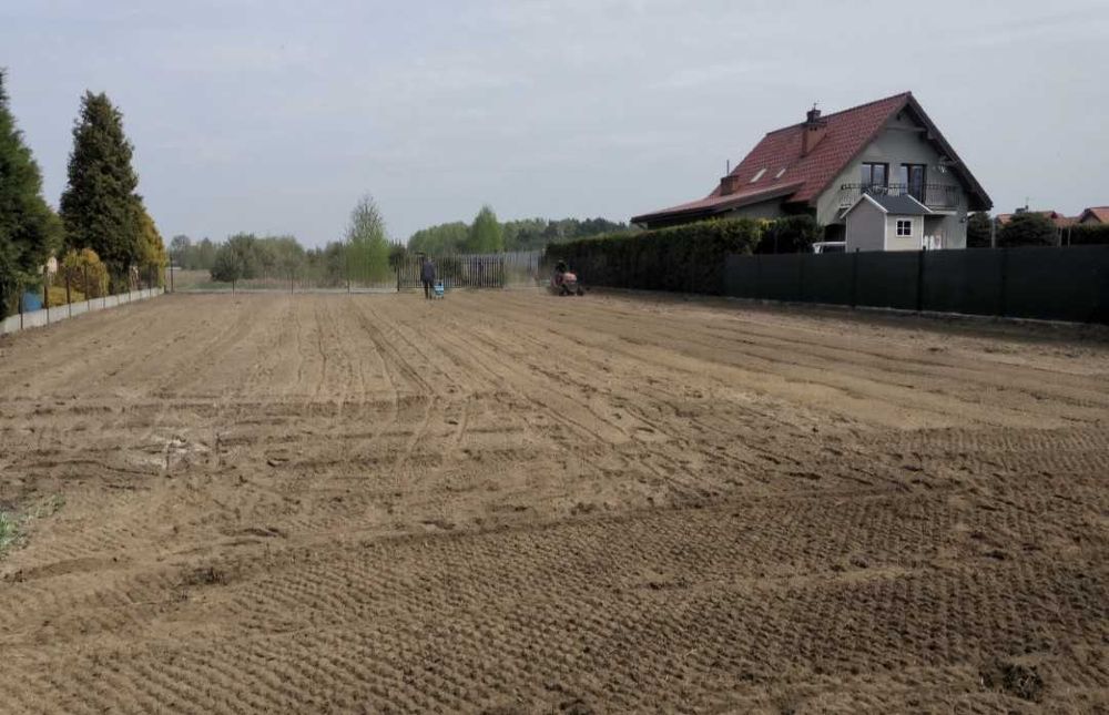 Wycinka samosiewów, koszenie, równanie terenu