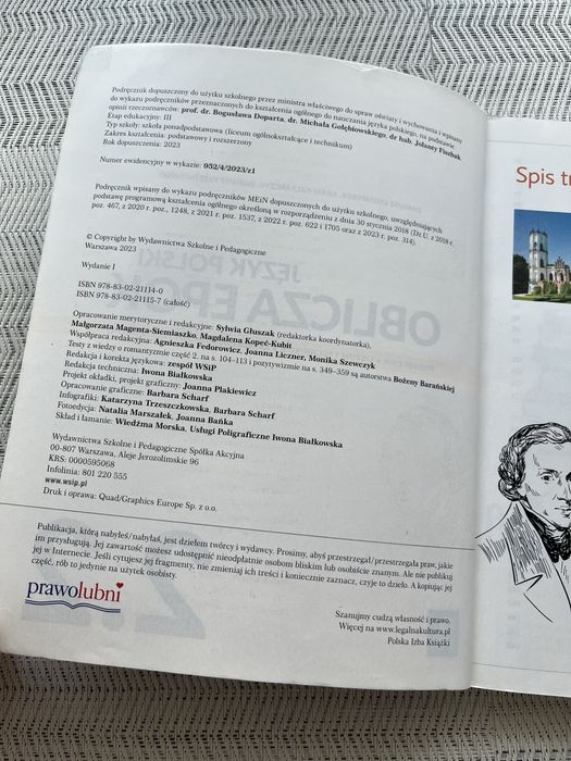 Podręcznik Oblicza epok 2.2 WSiP