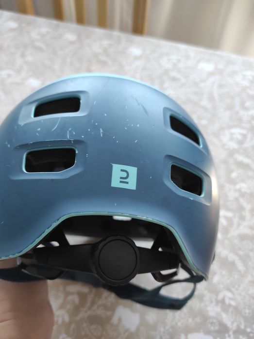 Kask rowerowy dziecięcy r S Decathlon orzeszek