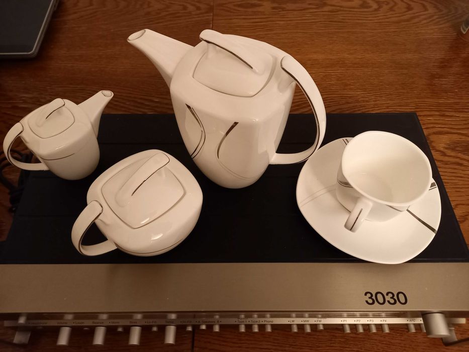 Porcelana zestaw kawa / herbata VERONI - nowy, nieużywany