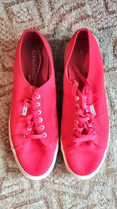 Tenisówki Superga S003J70 Czerwony rozmiar 49  wkładka  30 cm