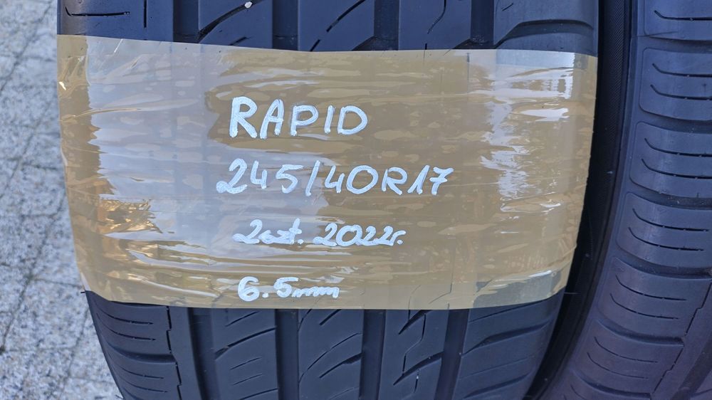 rapid p609 245/40 zr17 m+s 95w para opon letnich lato 6.5 mm 2022 rok