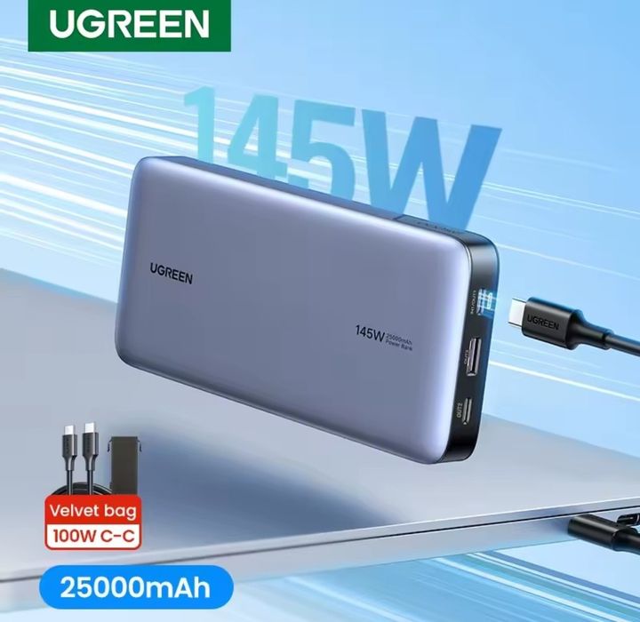 Павербанк UGREEN 145W 25000 mAh. Новий