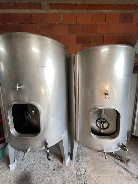 Cubas de 1000L em inox