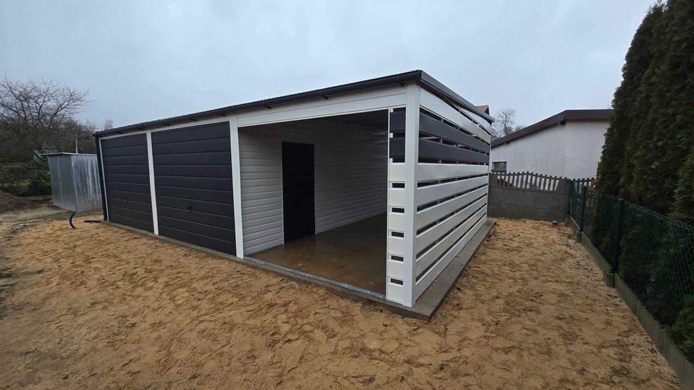 Garaże blaszane, Hale, Wiaty, Domki Narzędziowe, Każdy Wymiar !