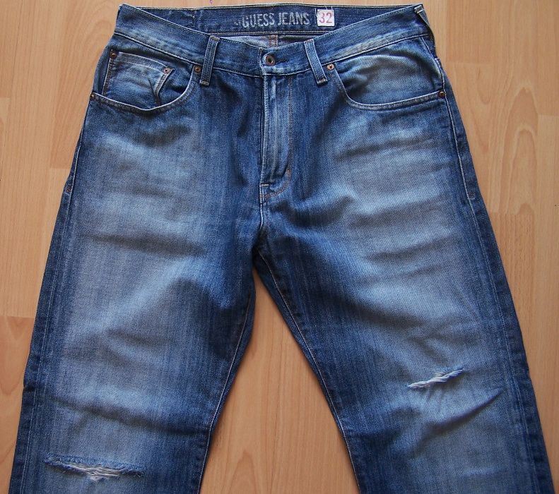 Spodnie Guess Jeans niebieskie 32x32