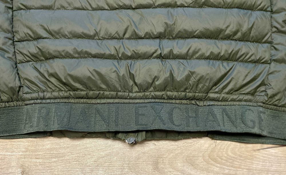 Пуховой жилет armani exchange (a|x) ultra light packable, оригинал, разм. s