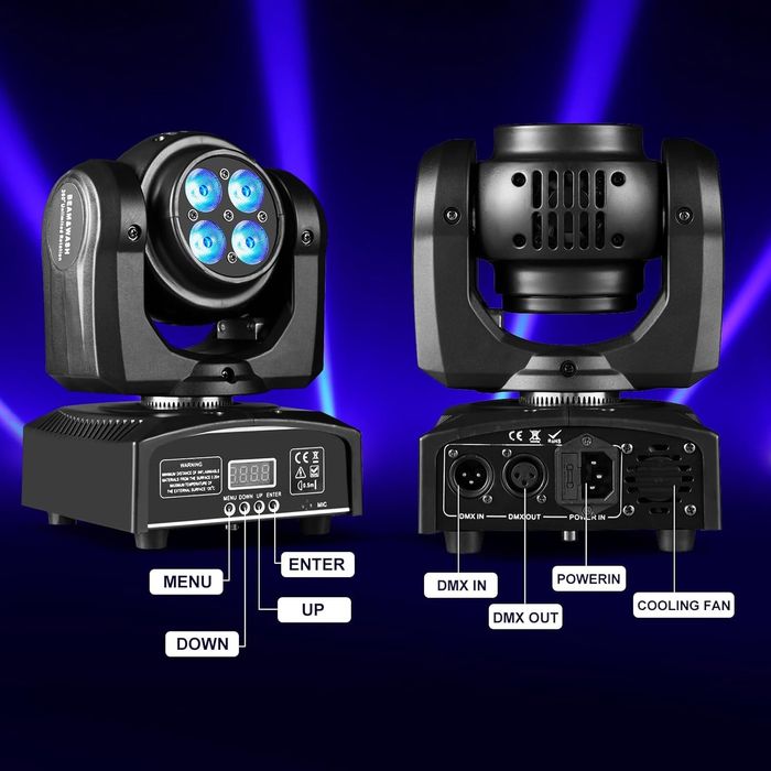 Світлодіодна LED голова Moving Head Wash & Beam