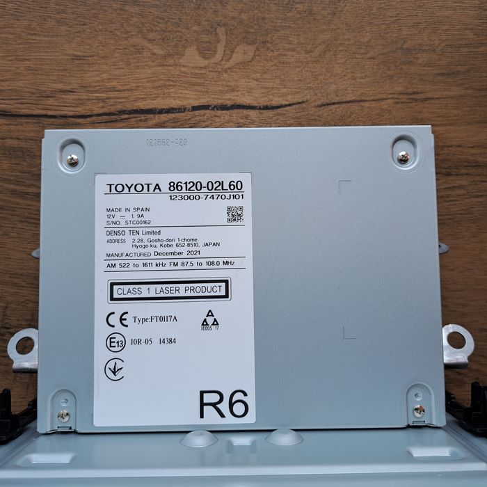 Нова оригінальна магнітола 86120-02L60 на Toyota Corolla E21: 16