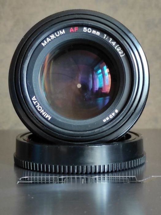 Об'єктив Minolta MAXXUS AF 50 1.4 байонет sony A minolta AF