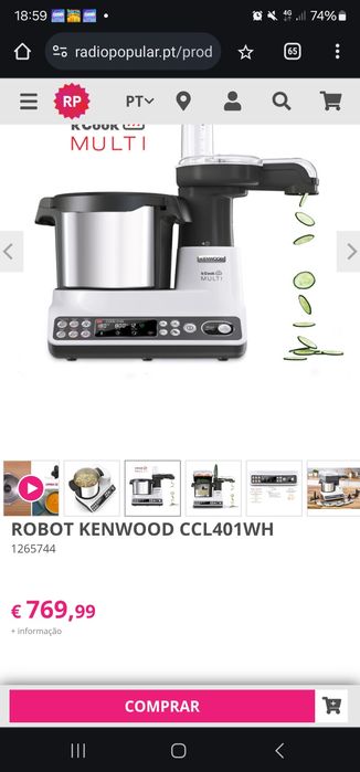 Robô de Cozinha Kenwood kCook Multi