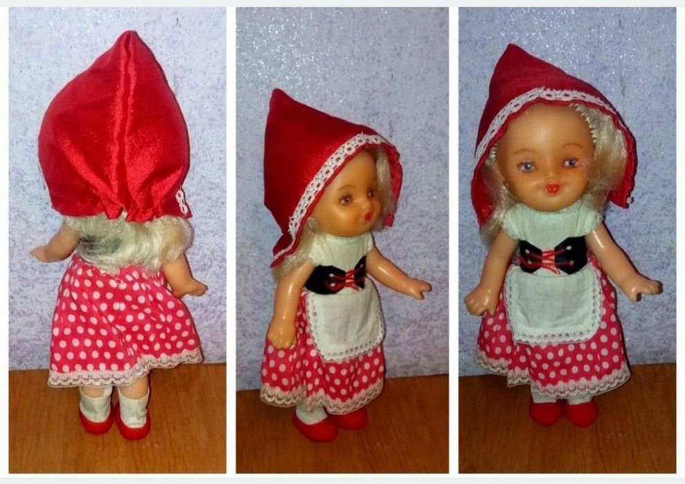 Кукла СССР. Красная шапочка. 27 см