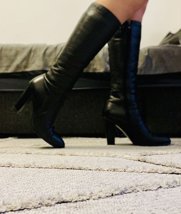 Чоботи шкіряні зимові