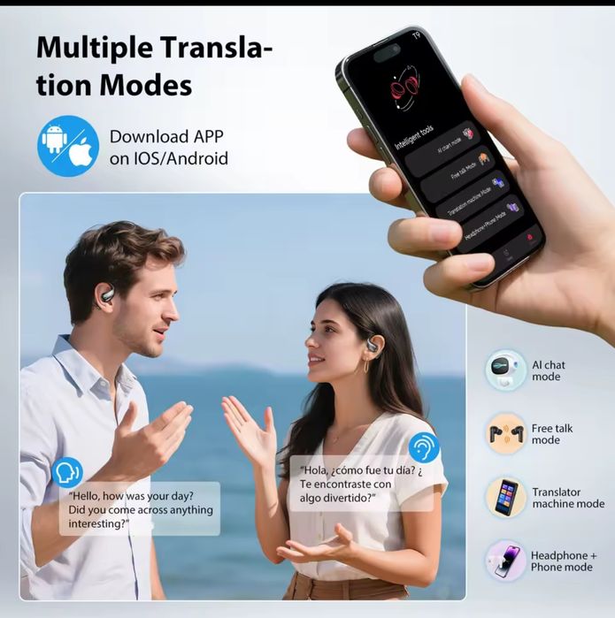 MiniSo Translation Earphones with Over 100 Languages64739677776130122