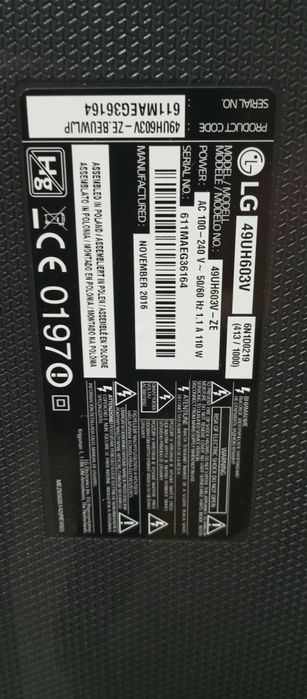 LG Led peças 49-UH-603
