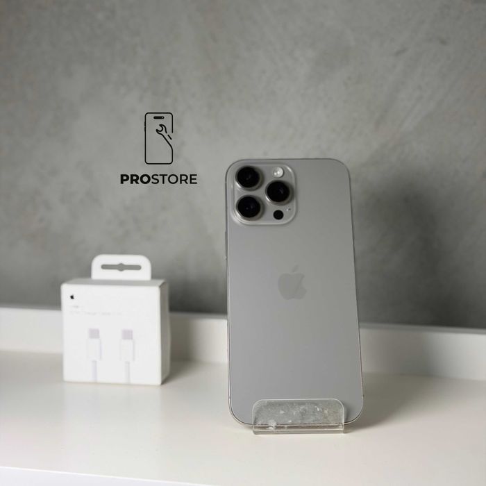 iPhone 16 Pro Max 256GB Natural Titanium | 93% Baterii | Gwarancja 3 Miesiące