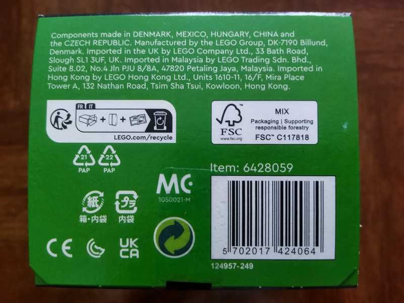 40624 Lego Brickheadz Minecraft Alex