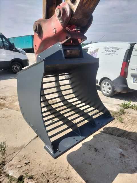 Łycha łyżka ażurowa przesiewowa do koparki JCB schaeffer jcb szufla