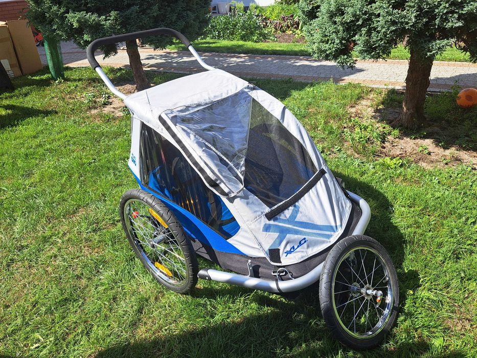 Przyczepka rowerowa XLC DUO 2 Niebieska