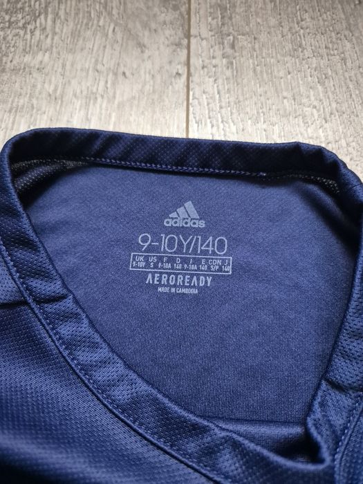 Bluzka Adidas 134 granatowa