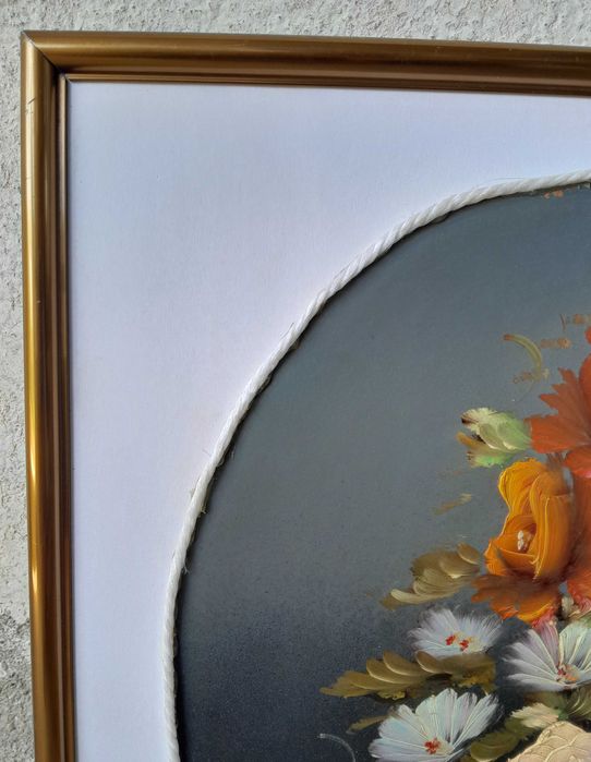 Quadro antigo pintado à mão