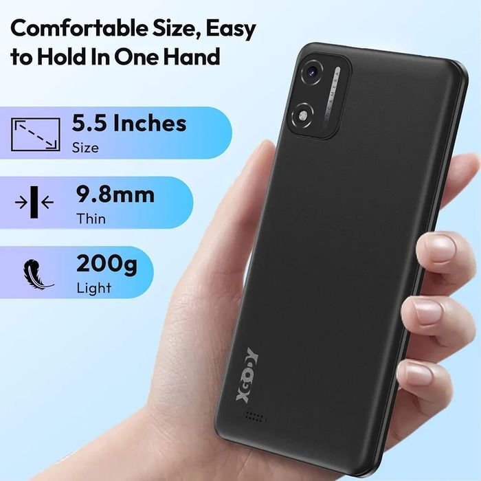 Xgody Android Phone X32, SIM Free Unlocked Mobile Phone com ecrã Andro