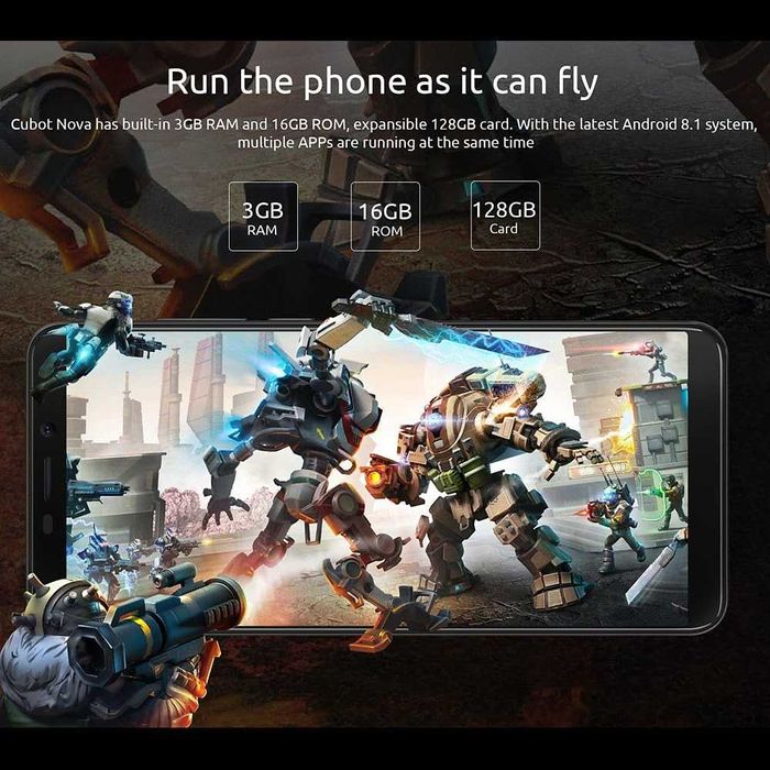 Cubot Nova 3/16GB LTE Dual SIM czarny