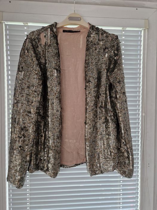 Zara basic ,marynarka , łuska , s