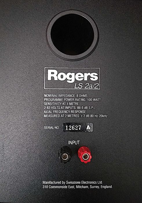 Colunas de Som Rogers LS2a/2