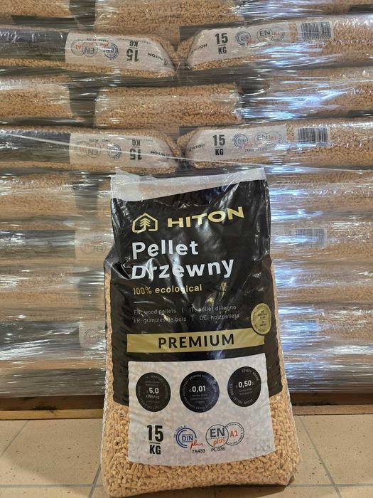 Pellet HITON certyfikat EnPlus DinPlus - dostawa GRATIS