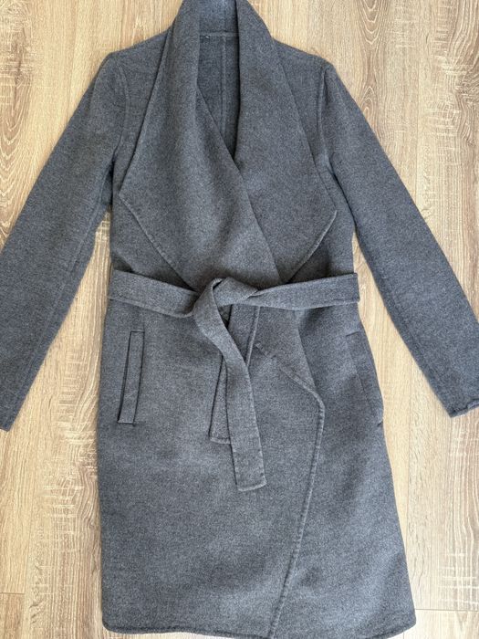 Massimo Dutti S. 34-36 пальто вовна-кашемір тренч