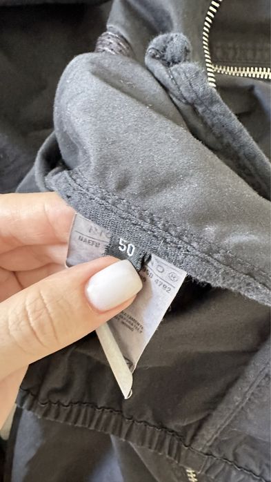 Бомбер чоловічій чорний із бавовни RICHMOND Denim 50р