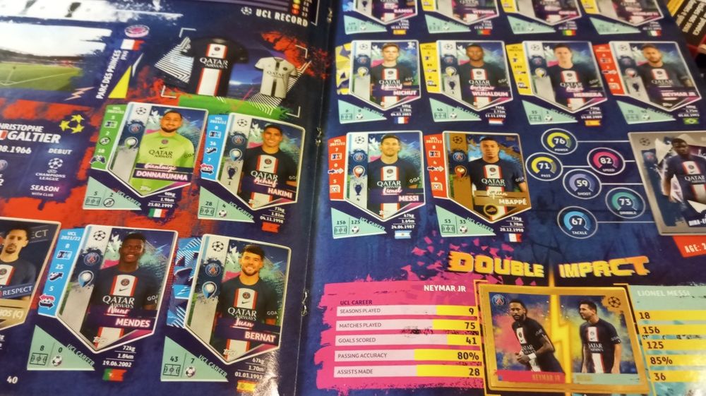 Caderneta Champions league 2022/2023