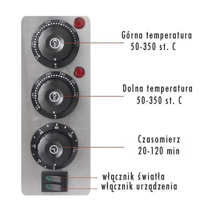 Piec do pizzy, PROFESJONALNY, elektryczny, gastronomiczny, nowy
