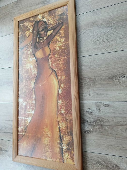 Obraz Afrykańska kobieta, 35 cm x 75 cm
