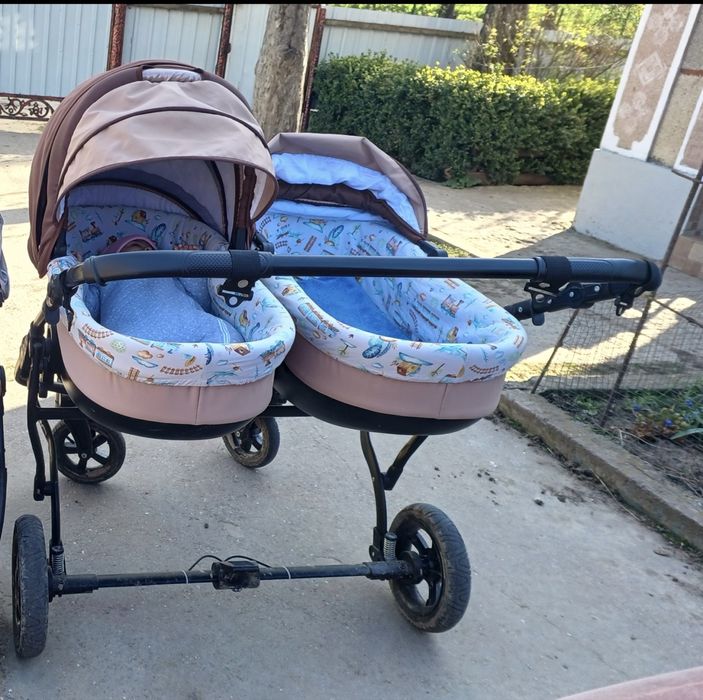 Коляска для двійні 2 в 1