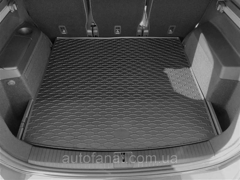 VW Touran 5T 2015- Коврик в багажник | Резиновий килимок Фольксваген