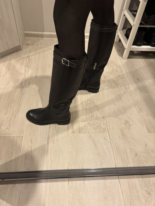 Чоботи жіночі демісезоні з натуральної шкіри Estro