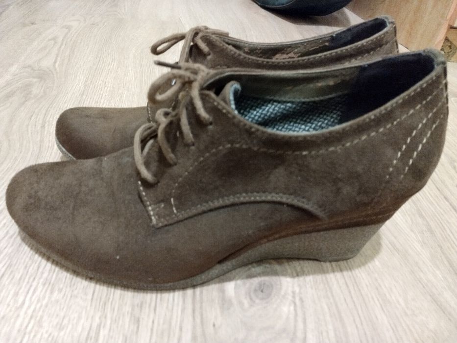 Buty koturny, botki na koturnie, 40/41