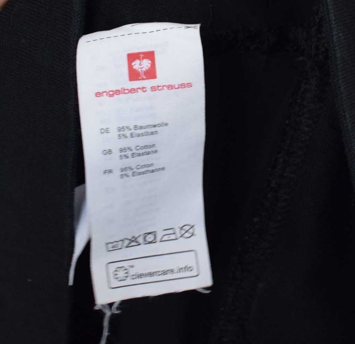 Engelbert Strauss 2xl xxl męska bluzka koszulka z długim rękawem czarna